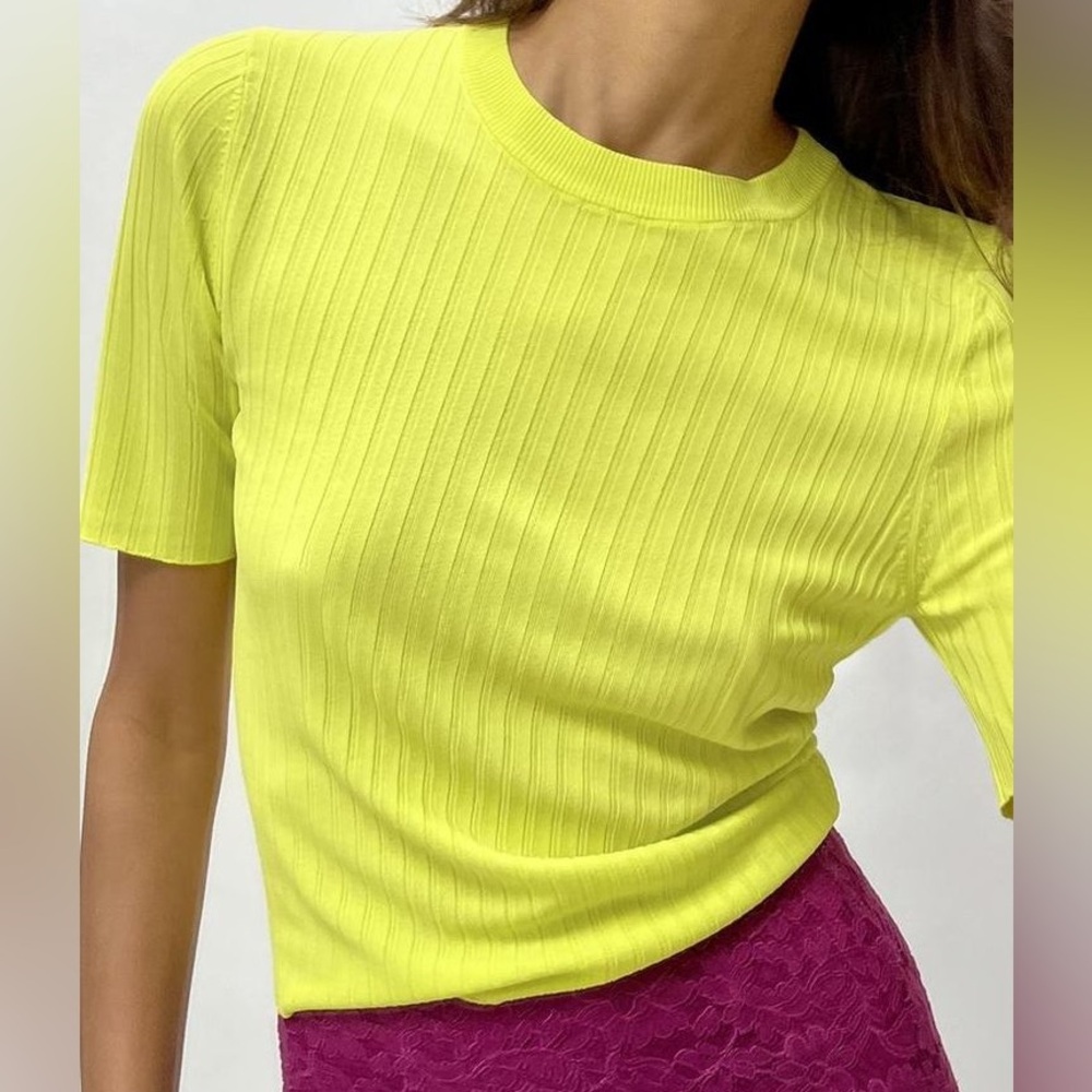 Zara Ribbed Top